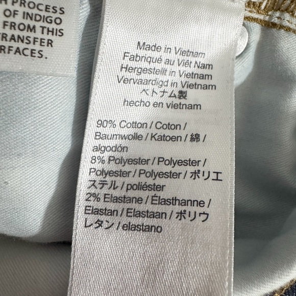 J.Crew Billie Demi Boot Crop Jeans Wms Size 29 High Rise Button Fly Medium Wash - Picture 10 of 10